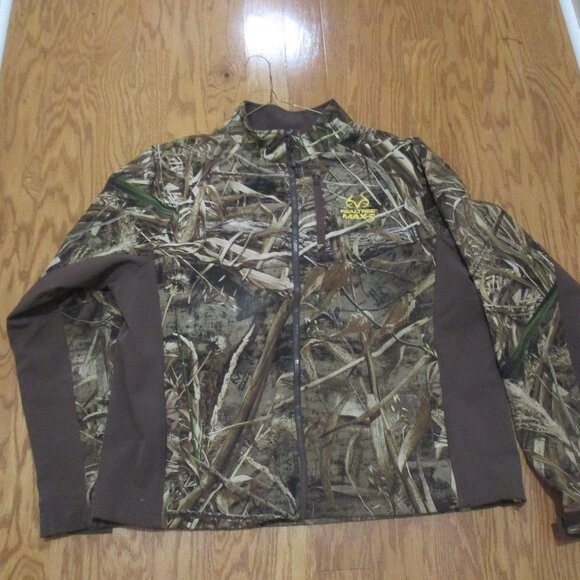Realtree Max 5 men’s Camo Bird Hunting Jacket Realtree Sixe XL  46=48 - Picture 2 of 15